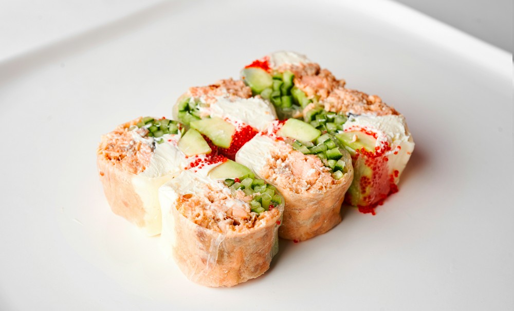 Spring Roll Baked Salmon