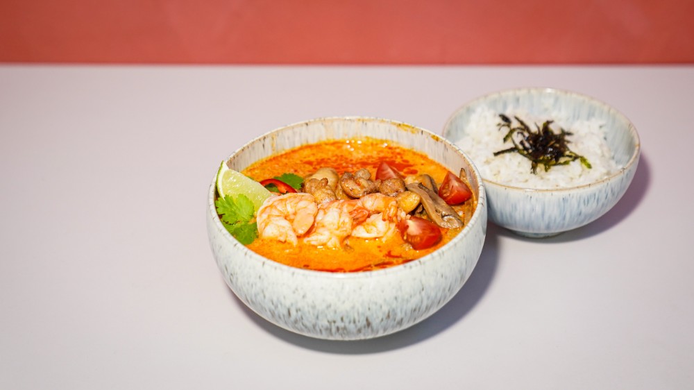 Tom Yum Chicken&Shrimp