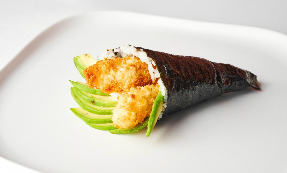 Hand Roll Shrimp Tempura