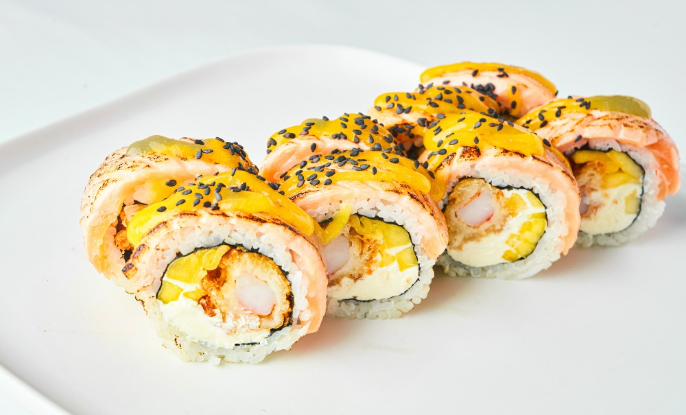 Flamed Salmon Mango
