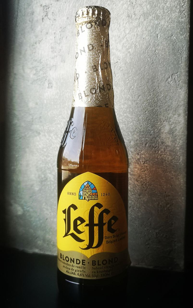 Пиво Леф Блонд 0,33л.