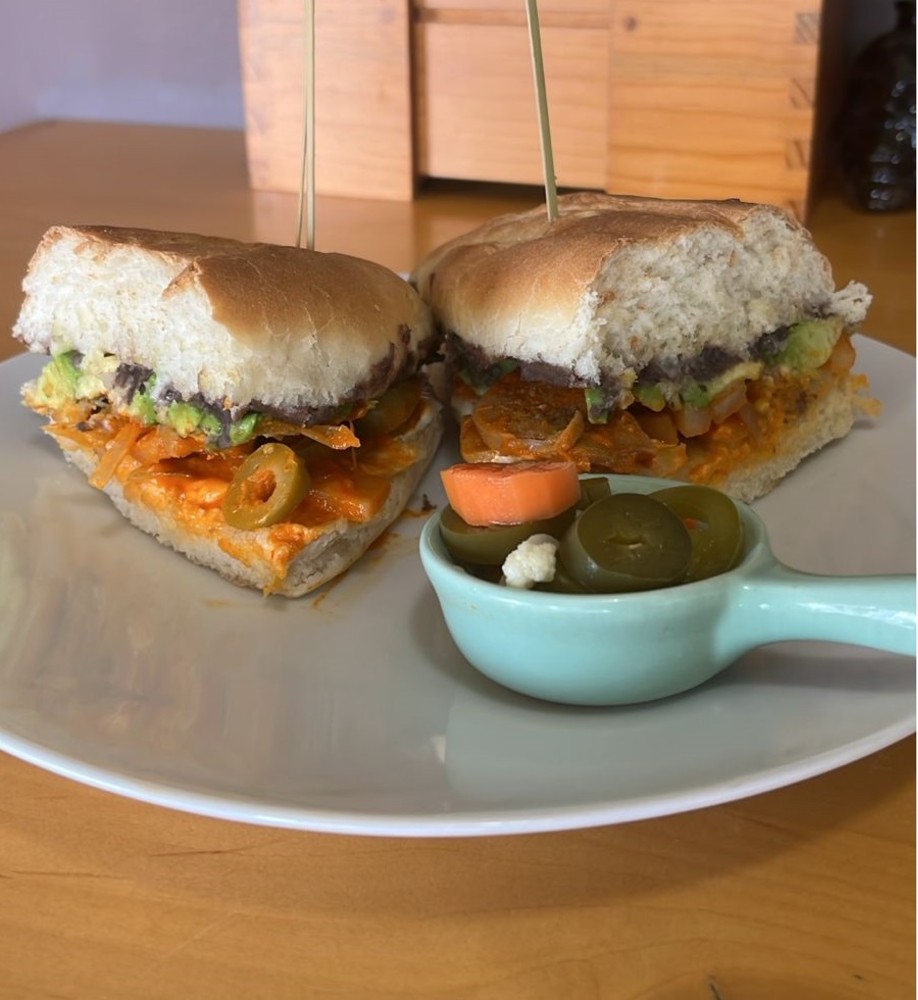 Torta de lengua de res