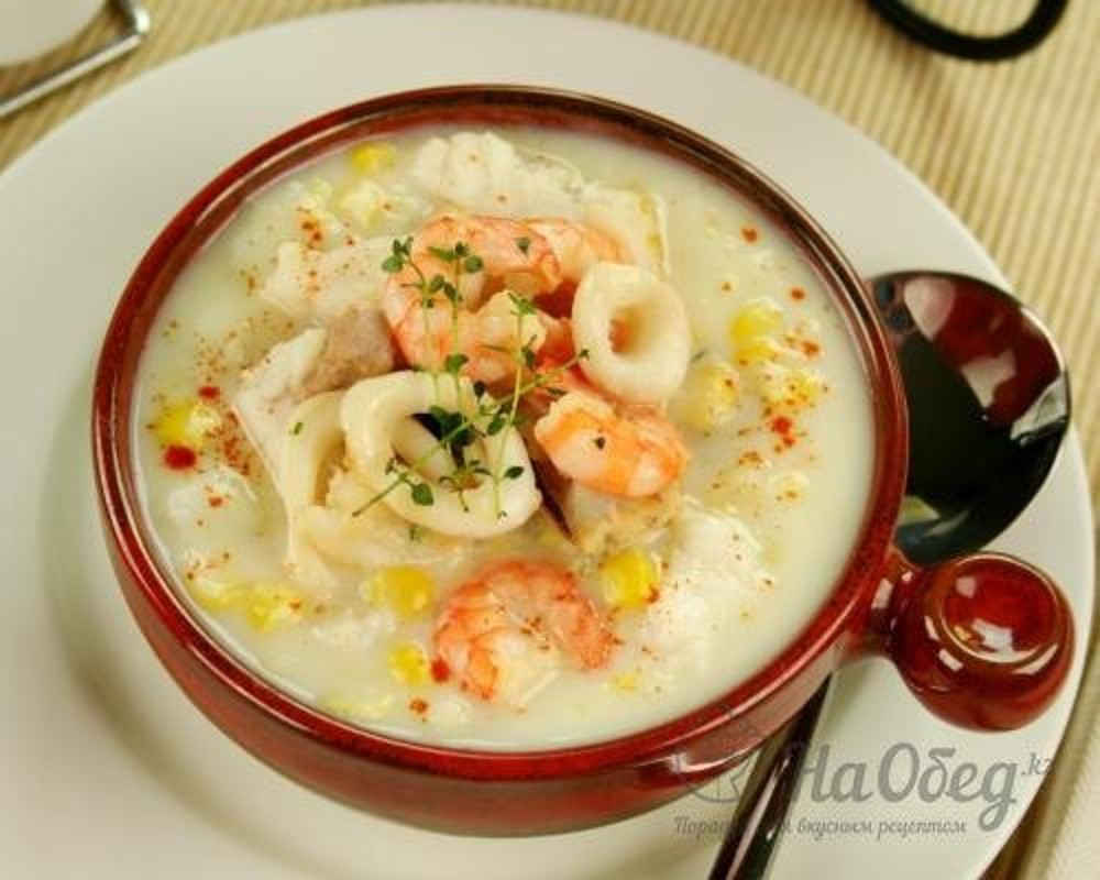 Суп з Морепродуктами ,