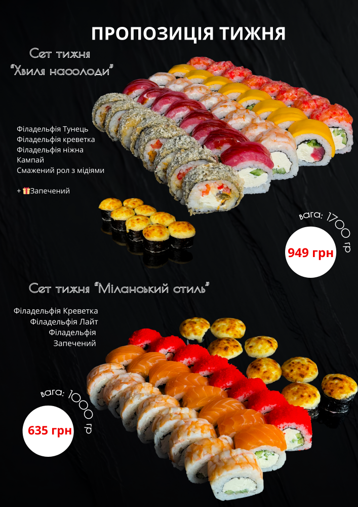 Сет тижня "Міланський Стиль '