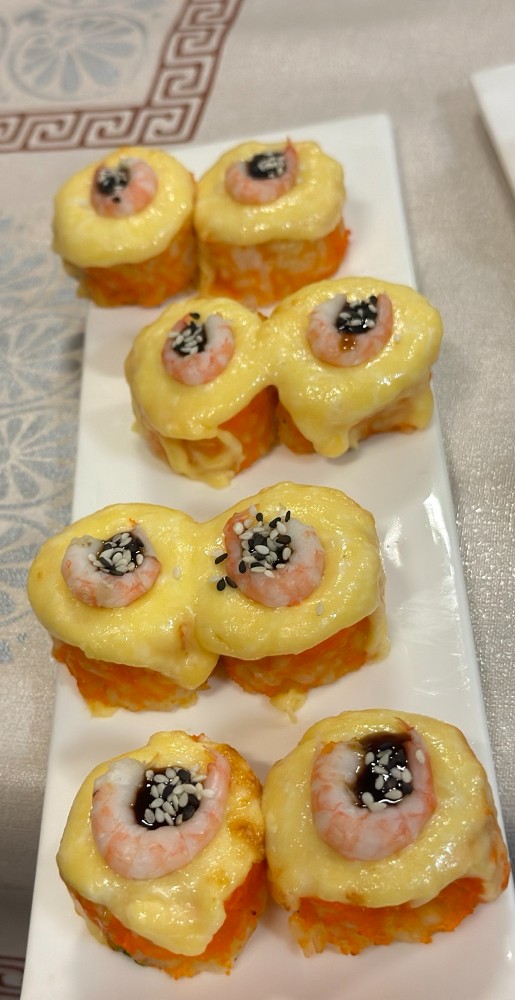 Роли Запечений з креветкою