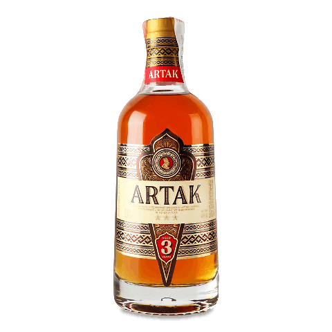 Коньяк Artak 3 зір.0,5л