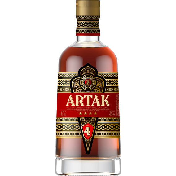 Коньяк Artak 4 зір.0,5л