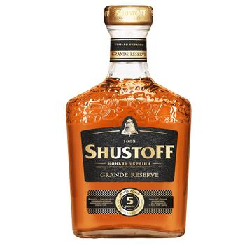 Коньяк Укр. орд. ТМ Shustoff Grande Reserve 5* 0,5л