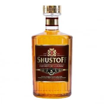 Коньяк Укр. орд. ТМ Shustoff Old History 5 зір. 0,5л