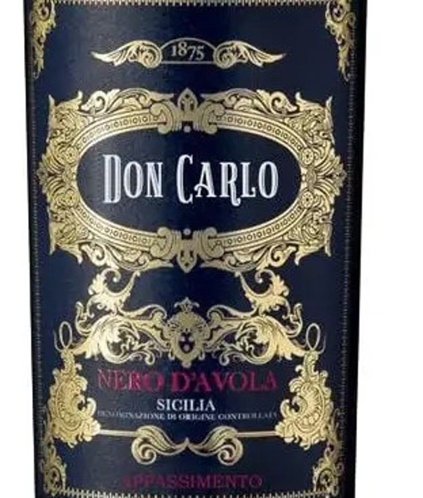 Вино "Don Carlo Nero D'avola Riserva 2020" (червоне напівсухе, порція 50 мл)