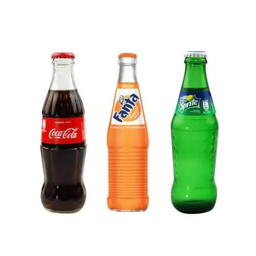 Coca‑Cola, Fanta, Sprite 0,33 L