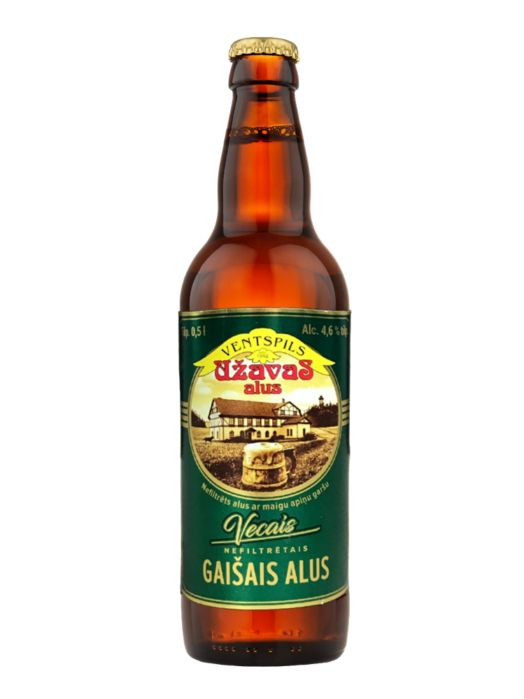 Alus Užavas gaišais 4,6% 0,5l