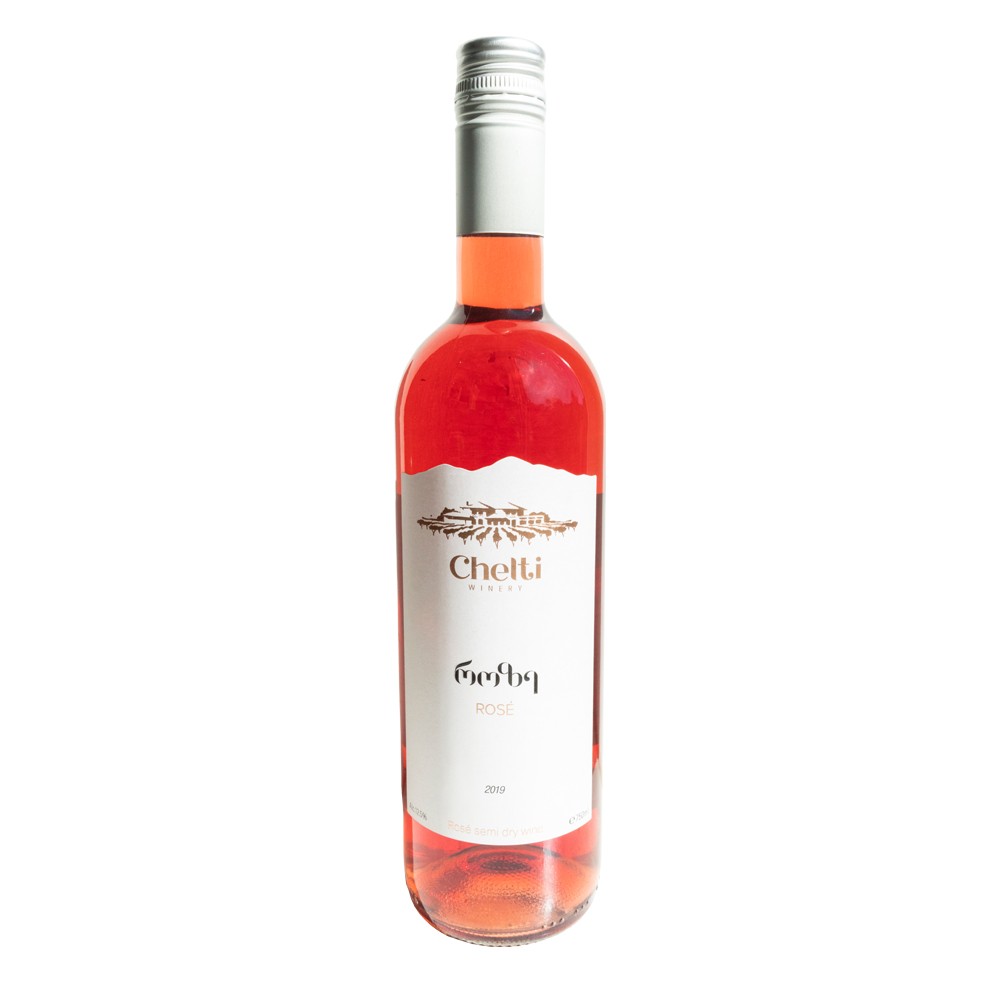 Chelti Rose semi-dry wine