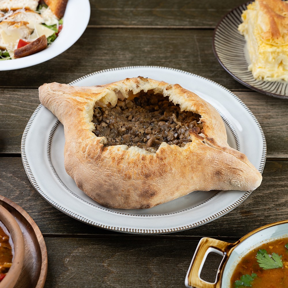 აჭარული სოკოთი/Adjaruli with mushrooms