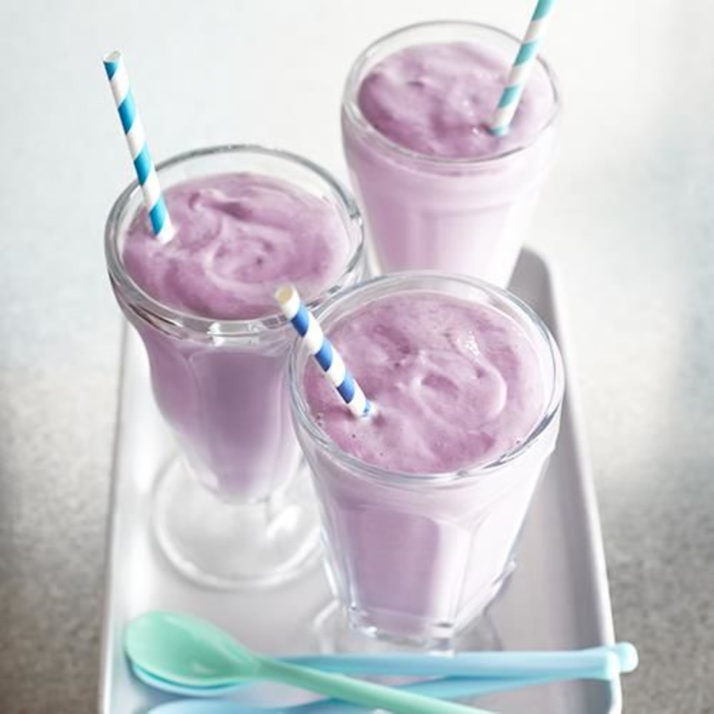 მილკშეიკი მოცვის / Blueberry Milkshake