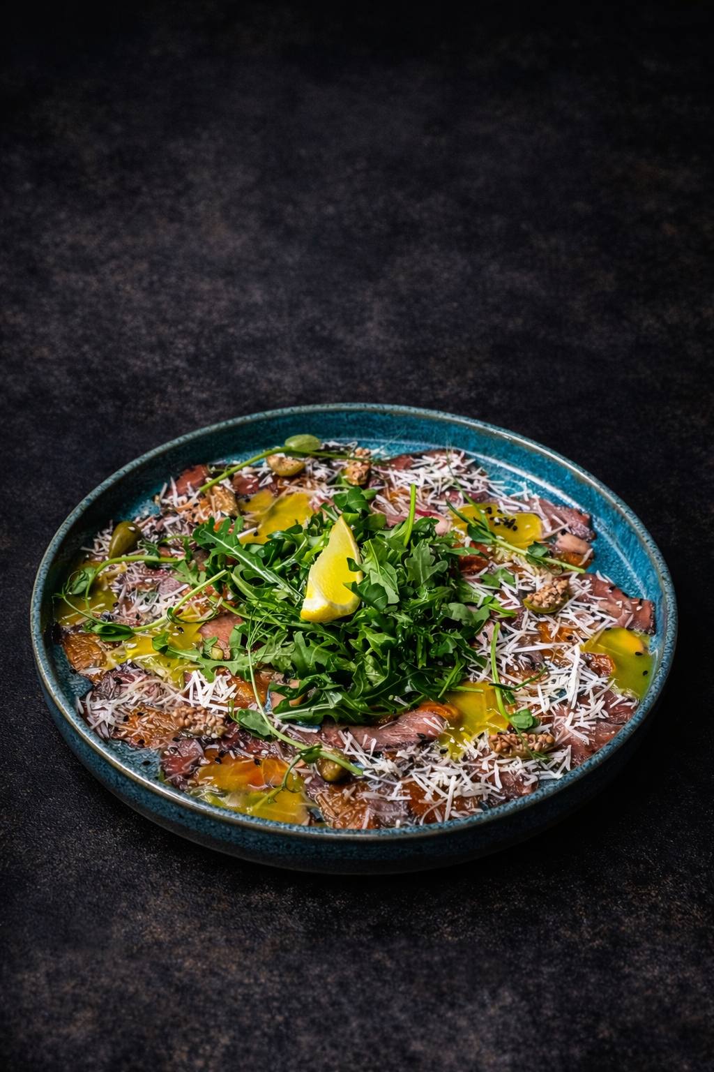 Карпачо з лосося і тунця 