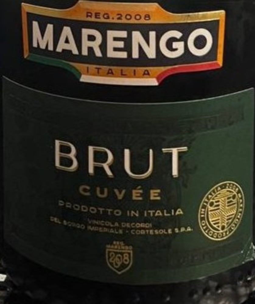 Cuvee Spumante Brut Marengo Italy 0.75