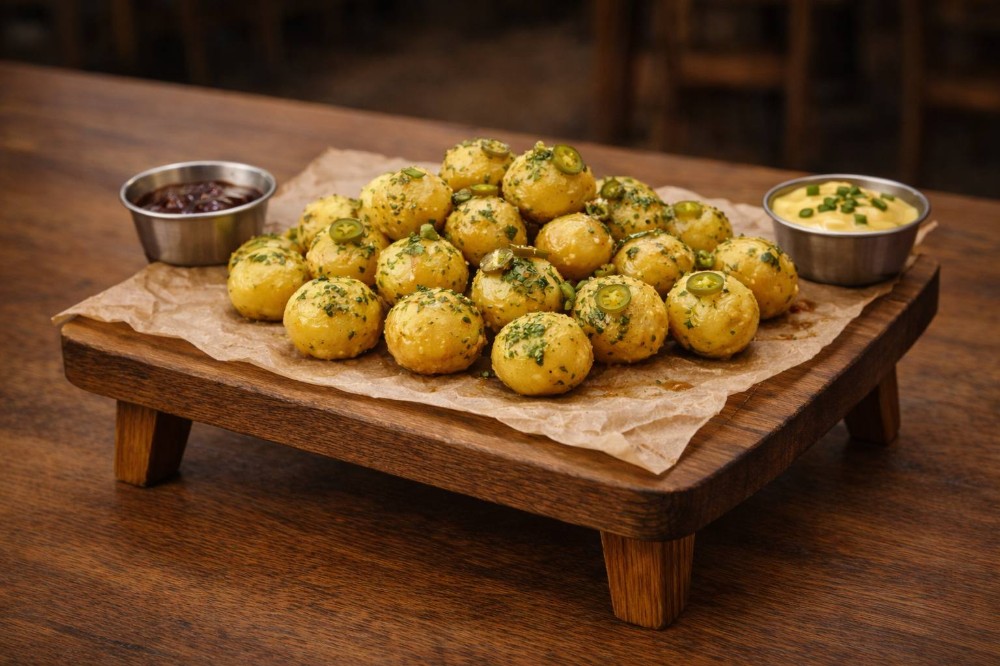 Солені пончики до пива