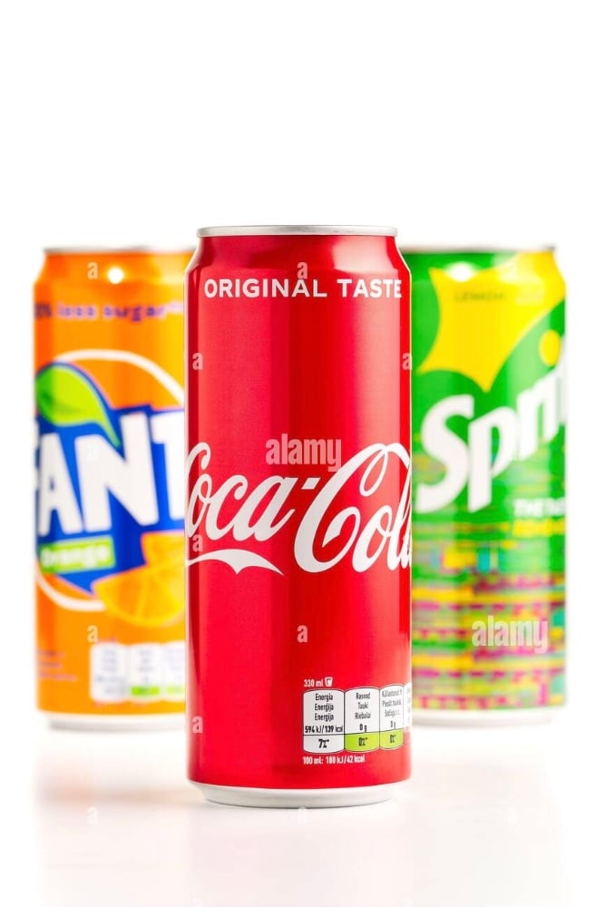 COCA-COLA , FANTA SPRITE 0,33 
