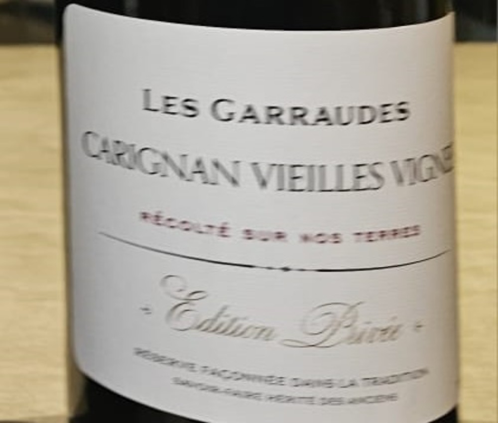 Les Garaudes, Carignan