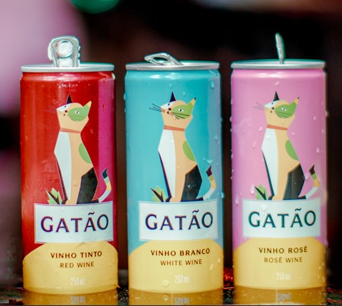 Gatao canette blanc-rosé-rouge
