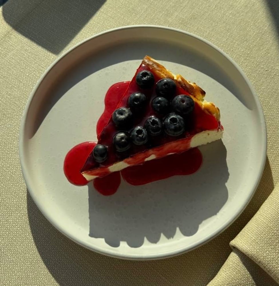 Чізкейк з малиновим джемом та лохиною, 130г