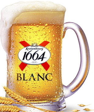 Пиво "Кроненбург 1664 Бланк", 1 л