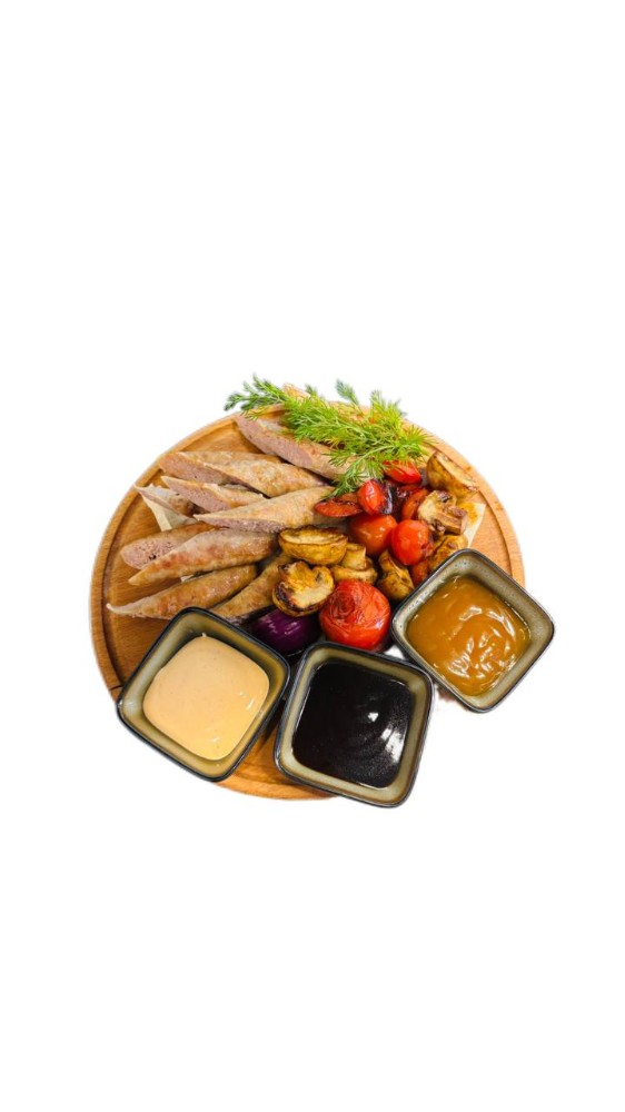 Ковбаски гриль з овочами (соуси) 650 г