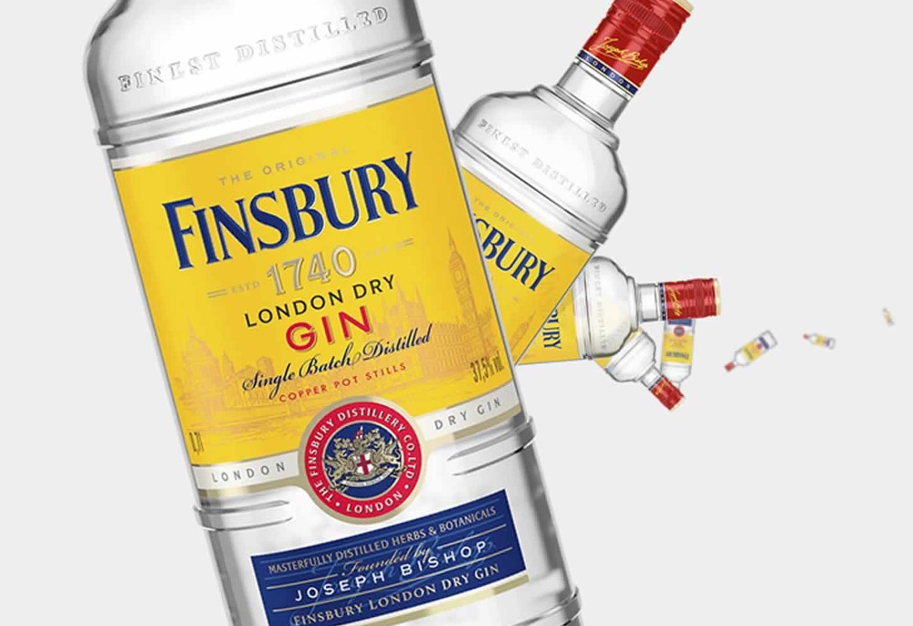 Джин Finsbury London Dry Gin (700мл)