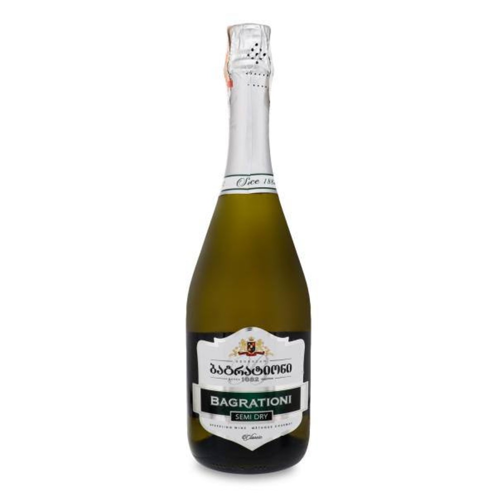 Шамп.Багратіоні н/сухе 12%\Bagrationi semi-dry champagne