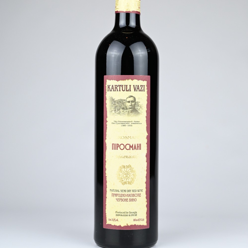 Вино "Піросмані" КВ чер\н\сухе 0.75 12%\Wine "Pirosmani" red/ dry