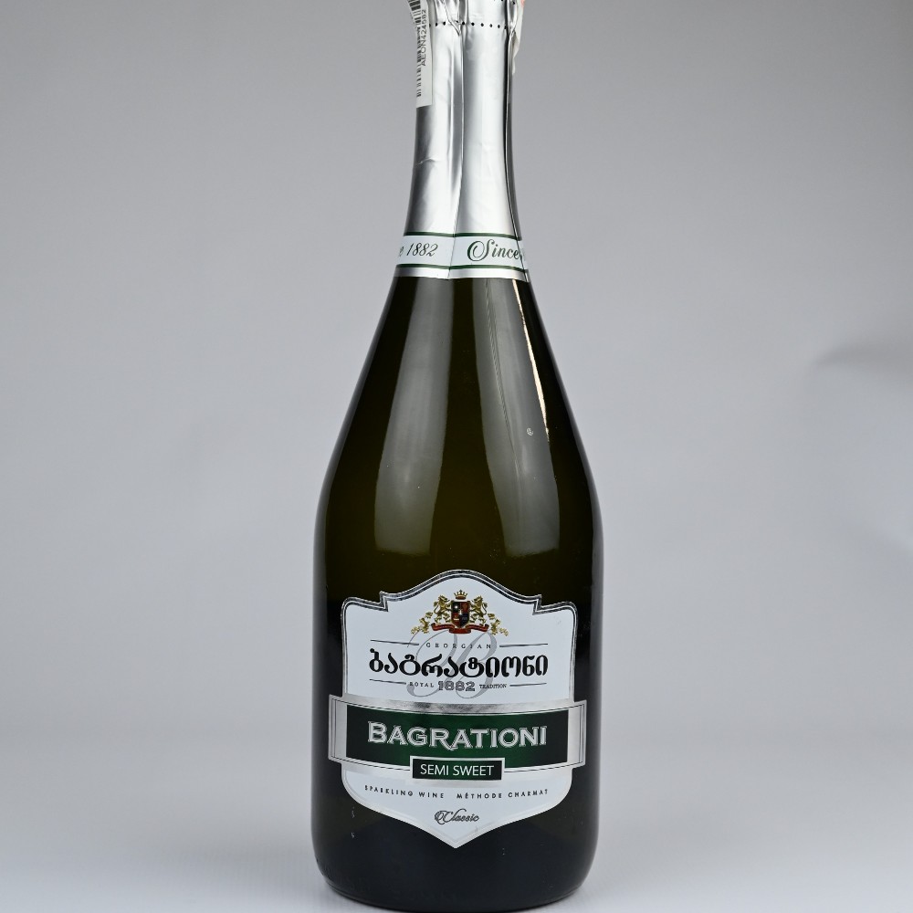 Шамп.Багратіоні н/сол. 12%\Bagrationi semi-sweet champagne