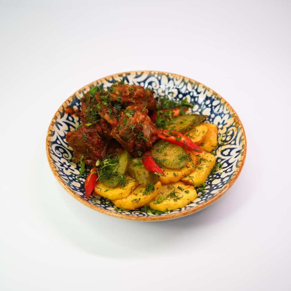 Реберця печені\Fried ribs