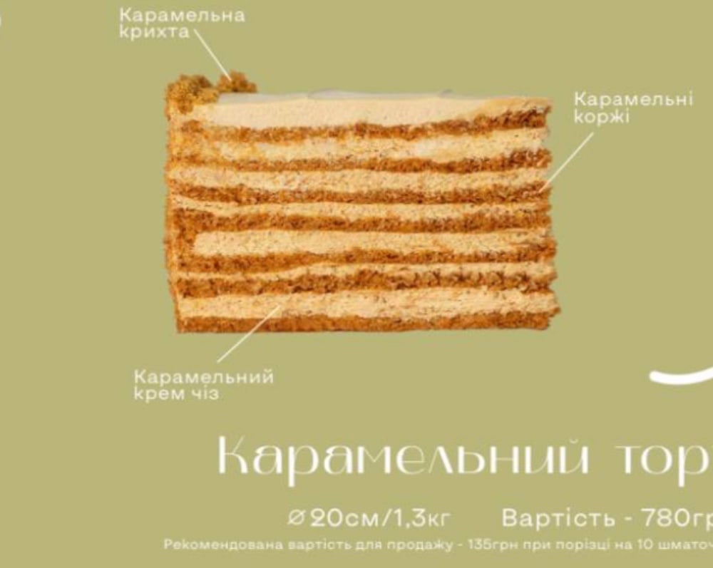 Торт Карамельний