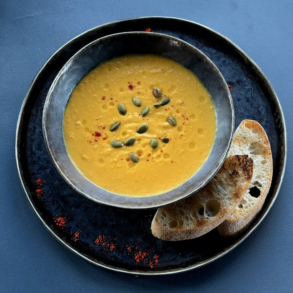 Крем-суп з гарбузу Баттернат та імберю