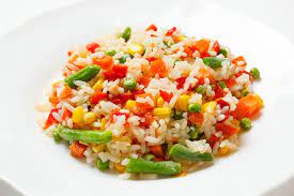 Рис відварний з овочами (250г)