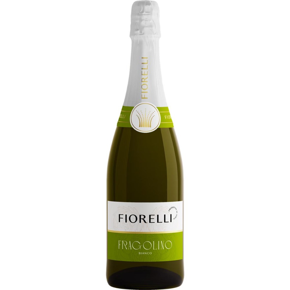 Вино ігристе Fiorelli Fragolino Bianco б/солодке 0.75л