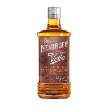 Горілка Nemiroff настоянка медова з перцем 0.7л