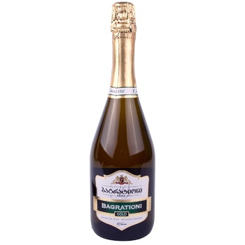 Вино ігристе Bagrationi Classic б/нсолодке 12% 0.75л