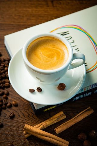 Американо з молоком 