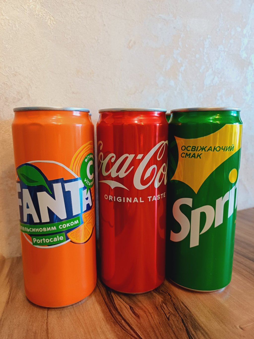 Coca-cola,Fanta,Sprite 0,33 жб