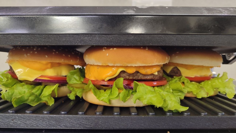 Бургер гарячий