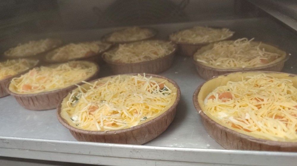 Кіш лосось-бринза (маленький)