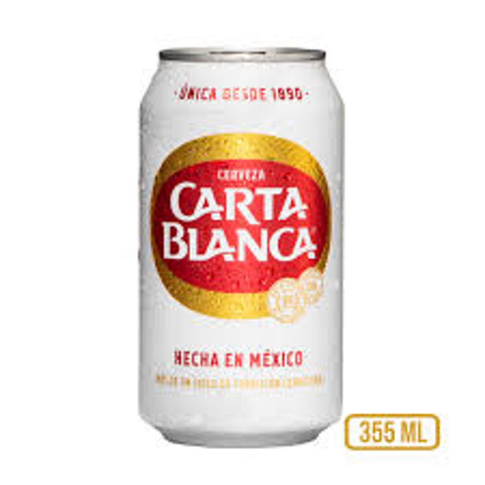 CERVEZA CARTA BLANCA EN LATA 355ML