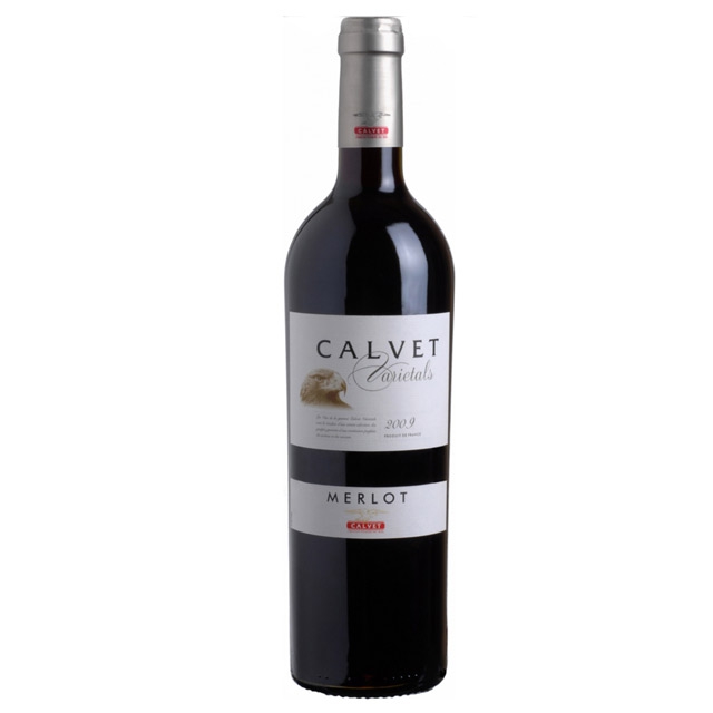 Вино Calvet varietals merlot сухе червоне 0.75
