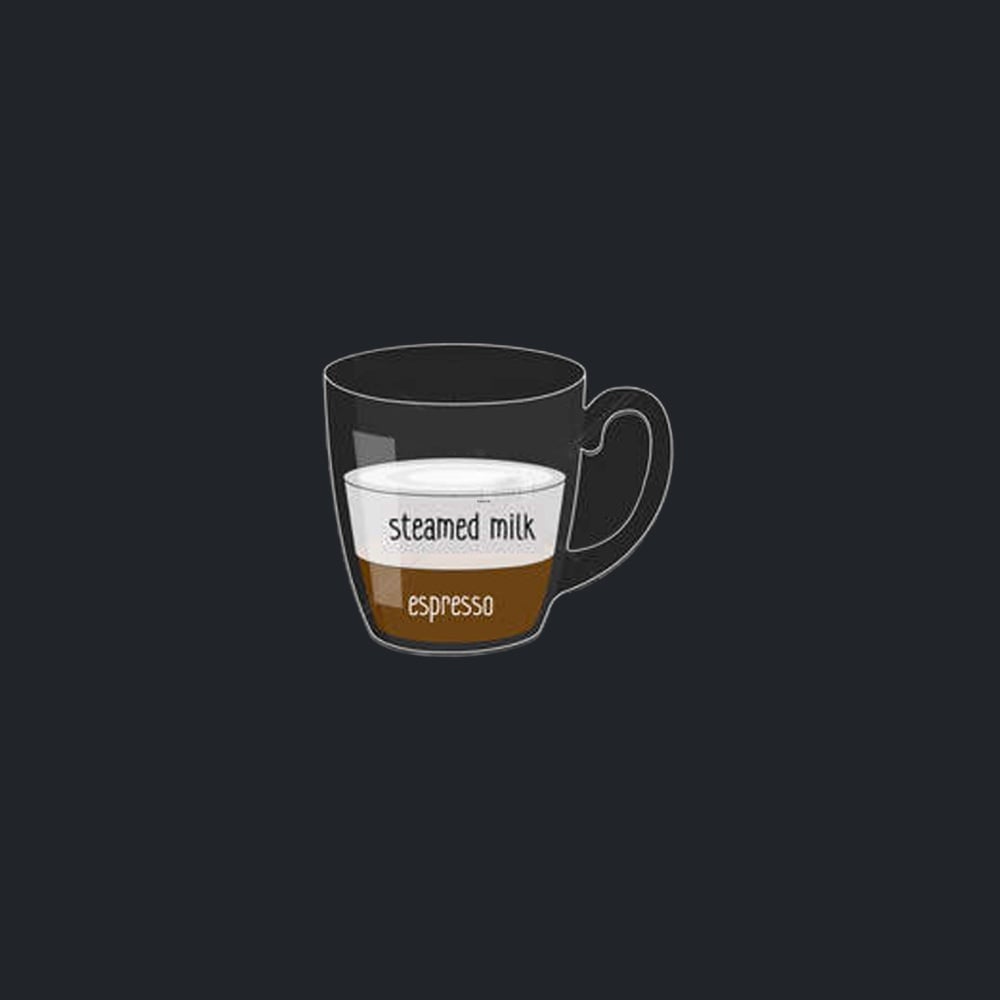 Americano with milk