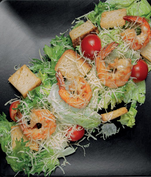Tšesaridze salat krevettidega | Цезаридзе с креветками