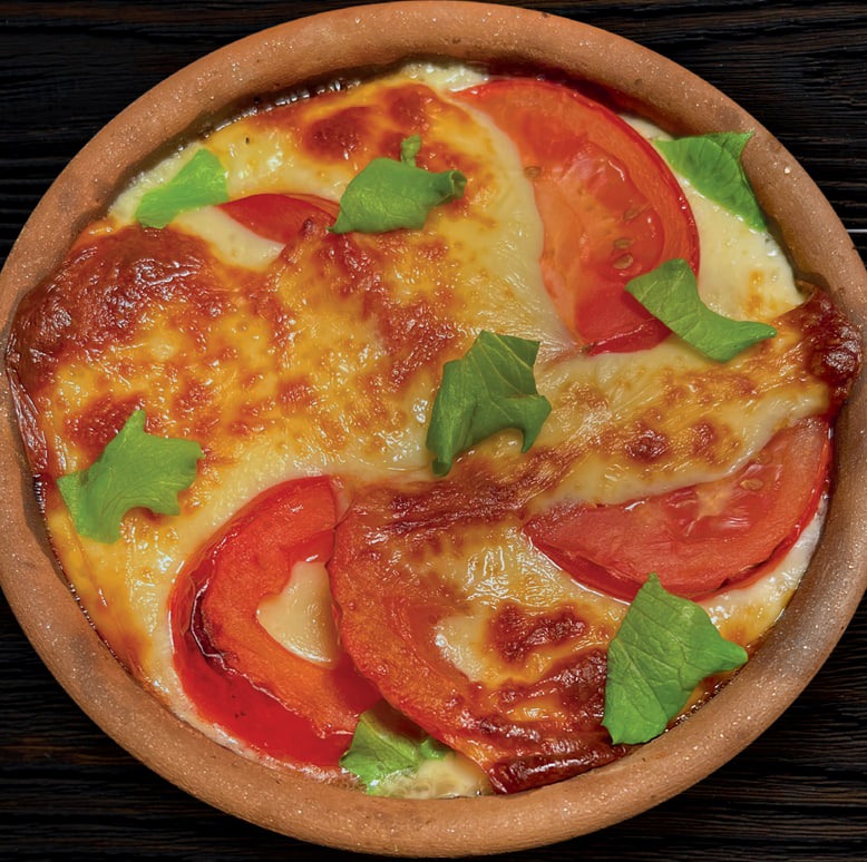 Praetud juust tomatitega | Жареный сыр с помидорами