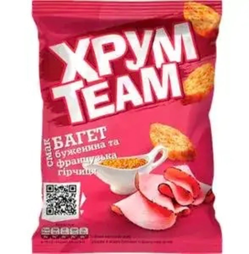 Сухарики Хрум Team 60г 