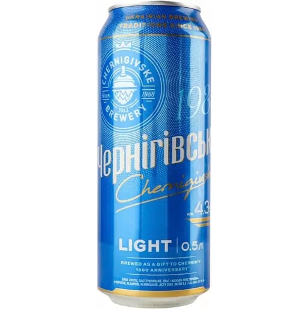 Чернігівське light 0.5 ж\б